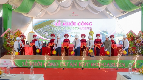 Groundbreaking Ceremony of Ecogarden